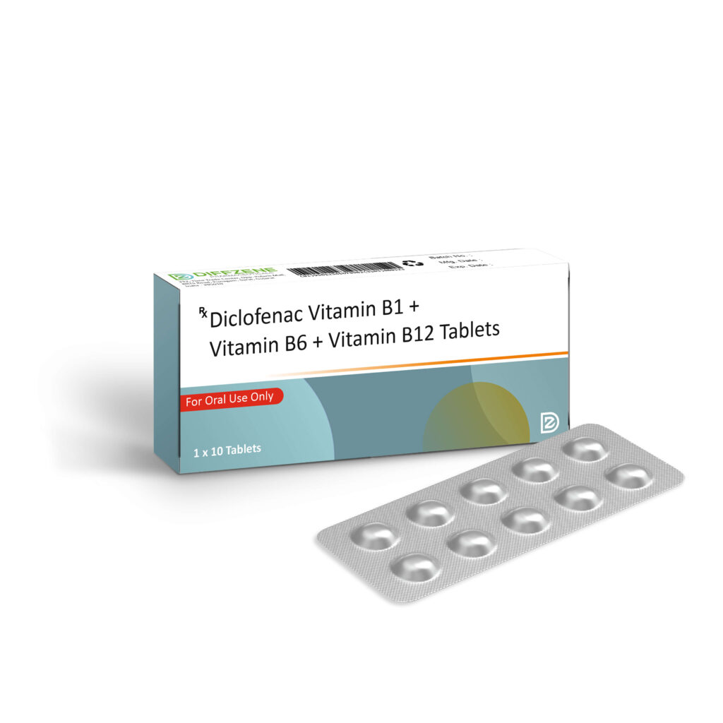 Diclofenac Vitamin B1 + Vitamin B6 + Vitamin B12