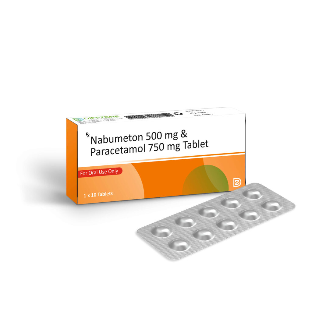 Nabumeton 500 mg & Paracetamol 750 mg