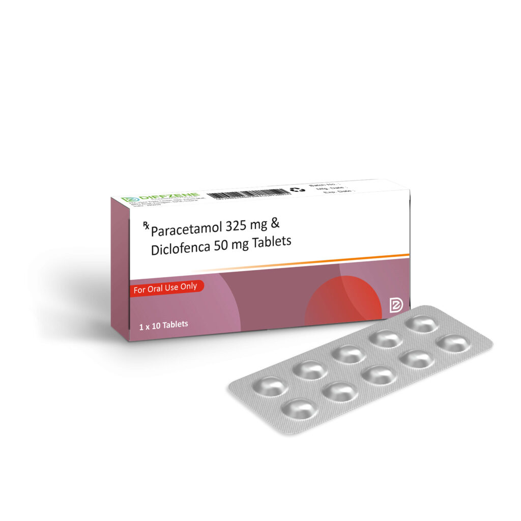 Paracetamol 325 mg & Diclofenca 50 mg